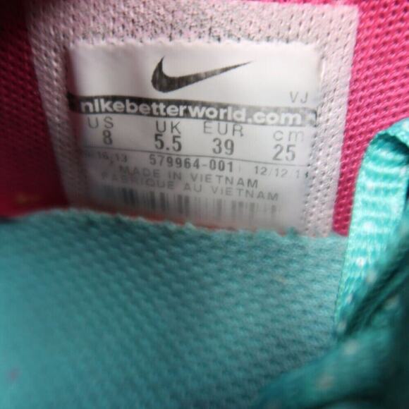 Nike Shoes Womens 8 Athletic Trainers Free 3.0 Advantage Running Sneaker Black - Picture 11 of 13